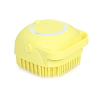 1348 Silicone Massage Bath Body Brush With Shampoo Dispenser (Without Box)