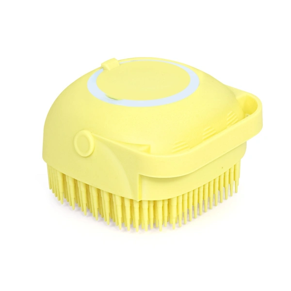 1348 Silicone Massage Bath Body Brush With Shampoo Dispenser (Without Box)