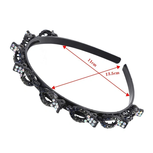 1378 Hair Styling Headband Hair Hoop Hair Band (Multicolour)