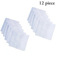 1537 Men s King Size Formal Handkerchiefs for Office Use - Pack of 12