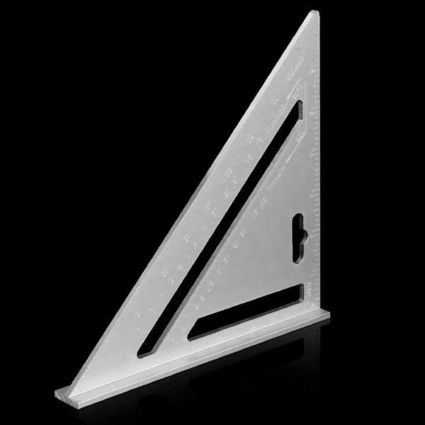 1559 Heavy Weight Double Side Scale Triangle Measurement Hand Tool