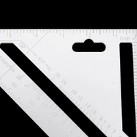 1559 Heavy Weight Double Side Scale Triangle Measurement Hand Tool