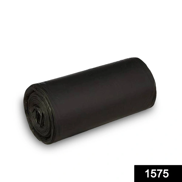 1575 Garbage Bags Medium Size Black Colour (24 x 32) - 15 pcs