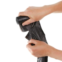1575 Garbage Bags Medium Size Black Colour (24 x 32) - 15 pcs