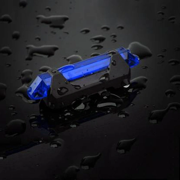 1617 Rechargeable Bicycle Front Waterproof LED Light (Blue)