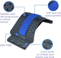 1653 Multi-Level Back Stretching Device Back Massager Lumbar Support