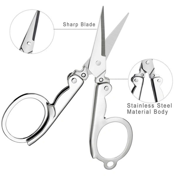 1784 Folding Scissor 3.5inch used in crafting and cutting purposes for childrens and adults.