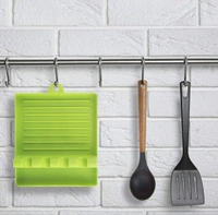 2121 Multi-Functional Spatula Holder/Rest for Kitchen Utensils (Parrot colour)