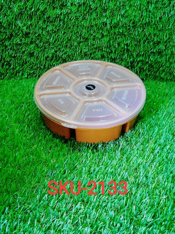2133 Mini Spice Box/Masala Dabba with 7 Compartments