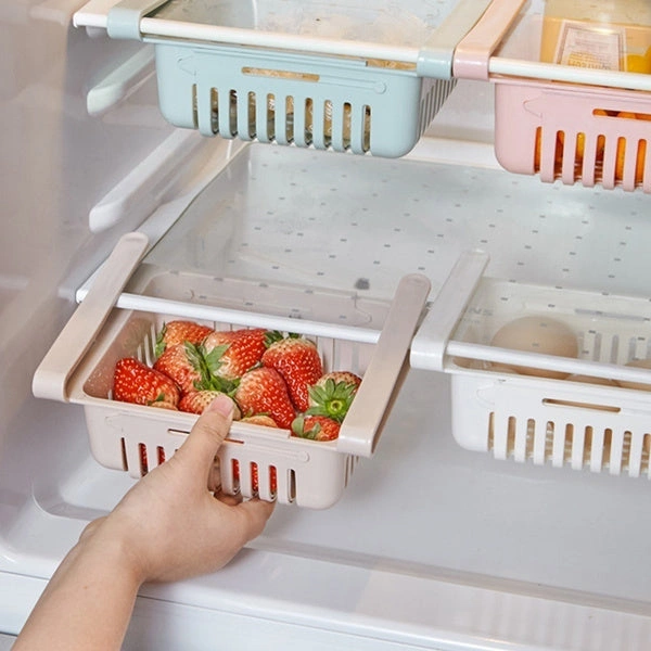 2289 Adjustable Vegetable Storage Rack (Multi Coloured)