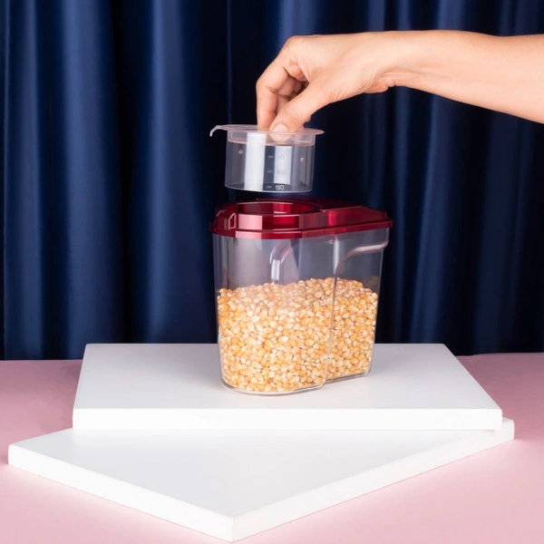 2466 Plastic Storage container Set with Opening Mouth 1500ml