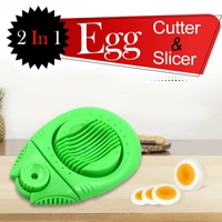 2697 2 in 1 Egg Opener Cutter used in all kinds of household and official places specially, for cutting and slicing of eggs etc.