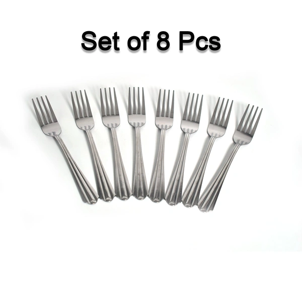 2776 Big Dinner Fork for home and kitchen. (set of 8Pc)