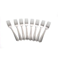 2776 Big Dinner Fork for home and kitchen. (set of 8Pc)