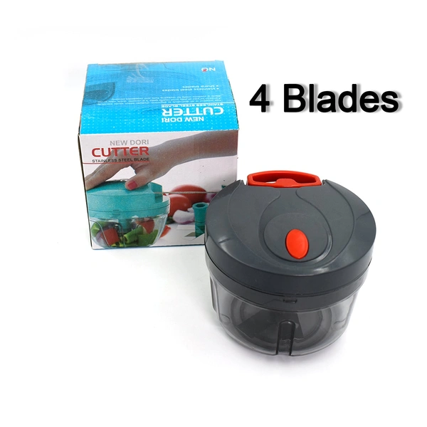 2784 4 Blade Handy Chopper For Chopping And Cutting Of Types Of Fruits And Vegetables Easily.
