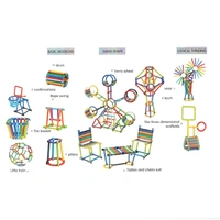 3905 400 Pc Sticks Blocks Toy used in all kinds of household and official places by kids and children s specially for playing and enjoying purposes.