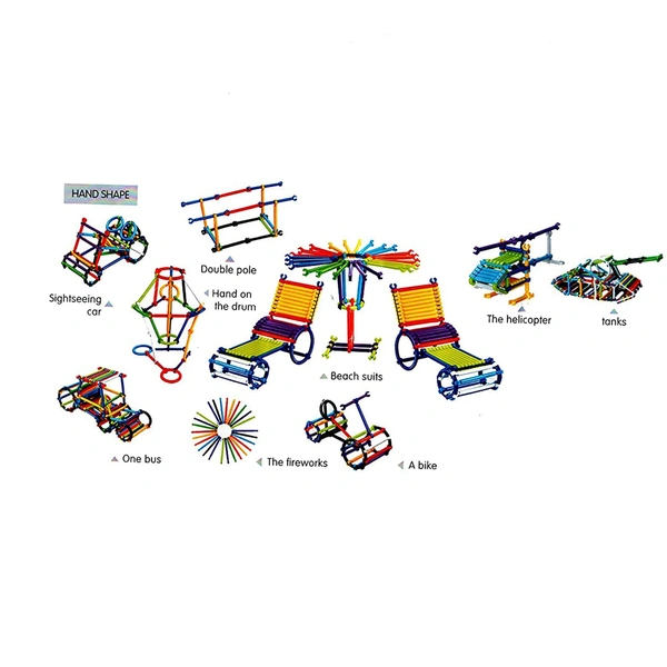 3905 400 Pc Sticks Blocks Toy used in all kinds of household and official places by kids and children s specially for playing and enjoying purposes.