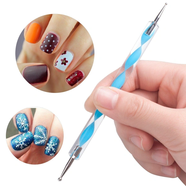 6020 Nail Art Point Pen and Set Used by Womens and Ladies for Their Fashion Purposes.