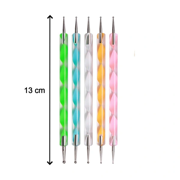 6020 Nail Art Point Pen and Set Used by Womens and Ladies for Their Fashion Purposes.