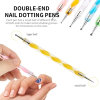 6020 Nail Art Point Pen and Set Used by Womens and Ladies for Their Fashion Purposes.