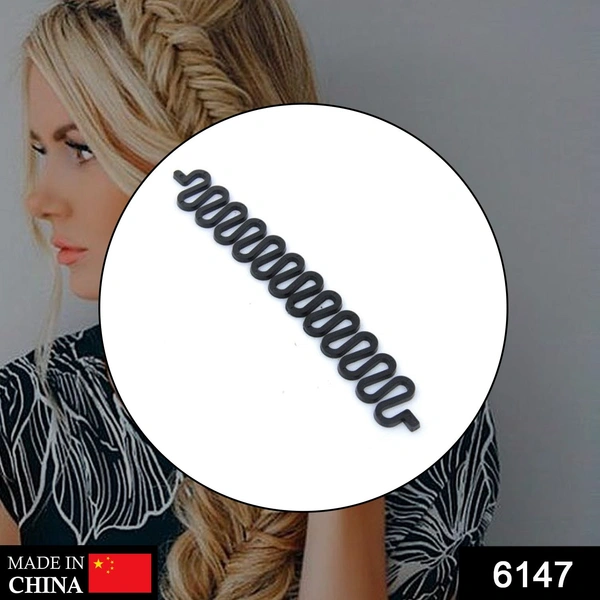6147 Fishbone Bun Maker widely used by womens for making their hair looks like a fish tail and all and it used in many kinds of places like household, parlours etc.