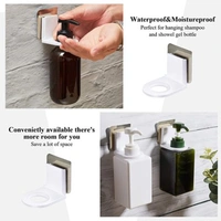 6166 6 Pc Shampoo Holder Hook For Holding Shampoo Bottles Easily.