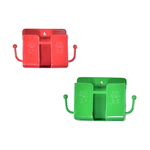 6201A Wall Mounted Storage Box/Remote Storage Organizer Case with 2 Side Hanging Hooks.