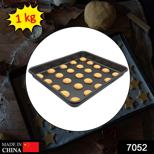 7052 Aluminium Cake Mould Cake Baking Tray (16X11 Inch)