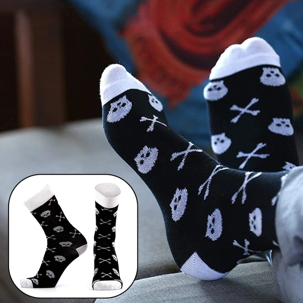 7349 Men s Pattern Dress Funky Fun Colorful Crew Socks 12 Assorted Patterns