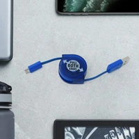 7400 Retractable Usb Charge Used In Technical Devices For Their Charging Purposes.