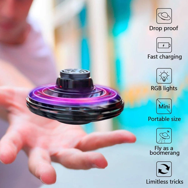 8057A USB Flying Spinner used in all kinds of household and official places specially for kids and children for their playing and enjoying purposes.