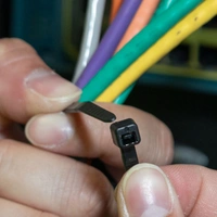 9019 100 Pc Cable Zip Ties used in all kinds of wires to make them tied and knotted etc.