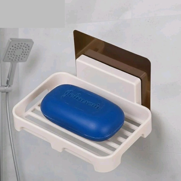 Premium Easy Multicoloured Adhesive Stick To Use Soap Stand With Easy Water Filtering