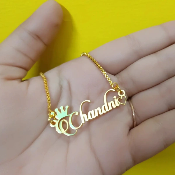 Name Chain Customized  - Gold