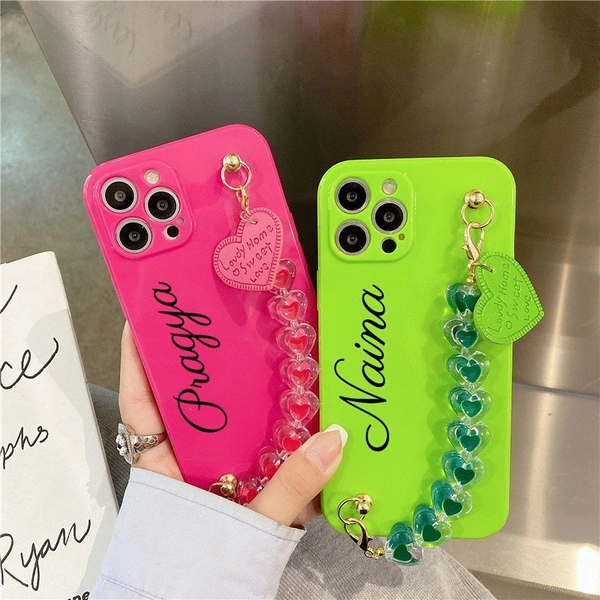 Customized Hard Case With Bracelet 