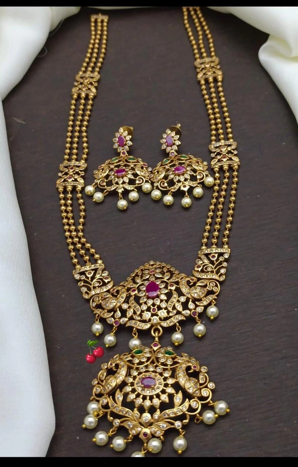 Pearl Gold Haram Set - Free Ship