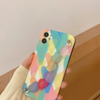 Elegant Case With Heart Chain Available For All Models Hard Material