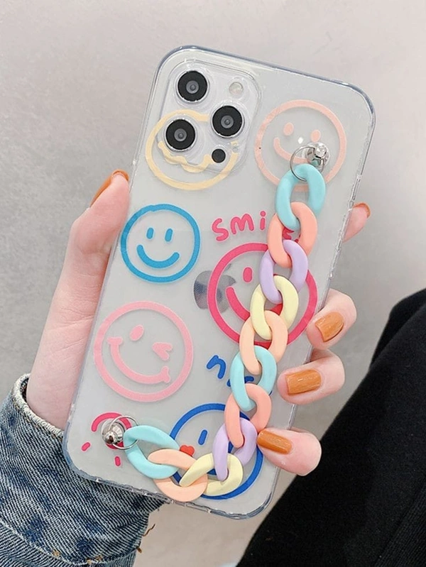 Smiley Soft Case With Chain 