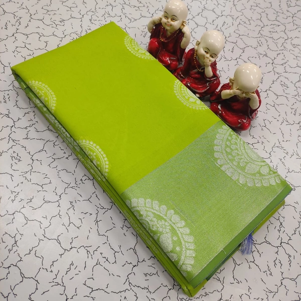 Subhadra Boutique Cotton Silk Saree - Green