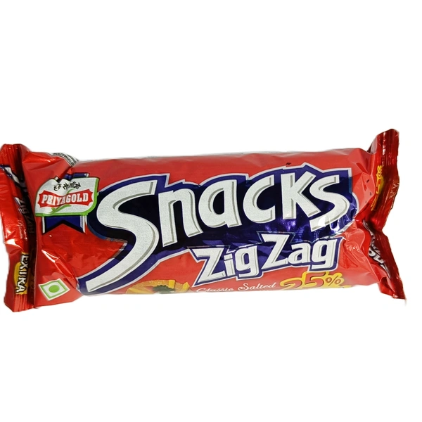 PRIYAGOLD Snacks Zigzag -₹5 - Pack Of 10