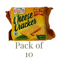 PRIYAGOLD Cheese Cracker - ₹5 (Pack Of 10)