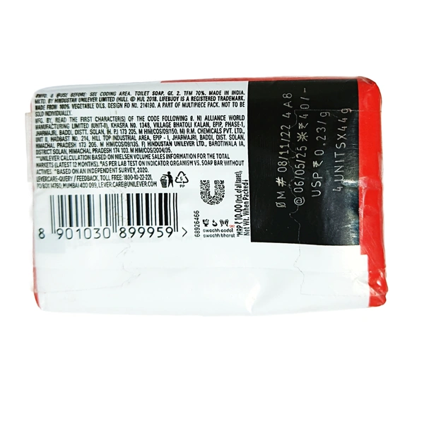 Lifebuoy Soap (4 × 44g) -₹10