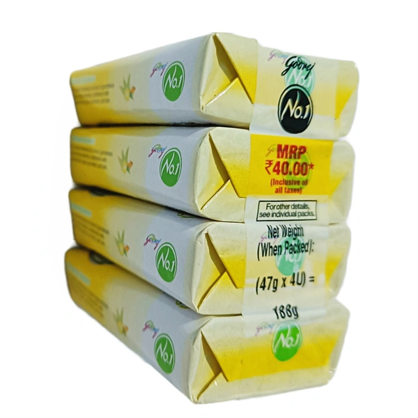 Godrej No.1 Lime (4N × 47g) -₹10
