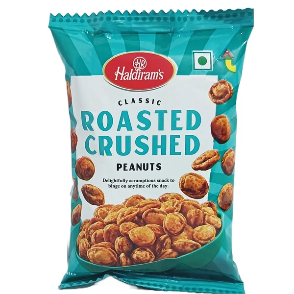 Haldiram's Roasted Crushed Peanuts  - ₹10 (Pack Of 12)