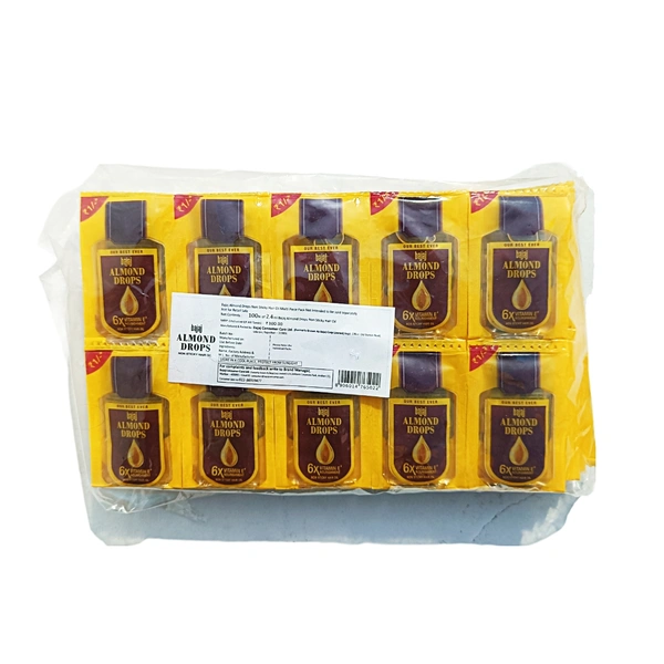 Bajaj Almond Drops (Pack Of 100) -2.4ml - ₹1