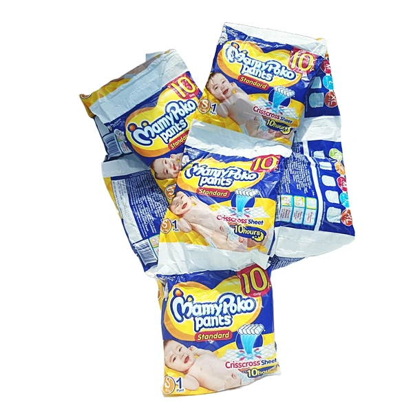 Mamy Poko Pants, (Small Size) -₹10 - (Pack Of 10)