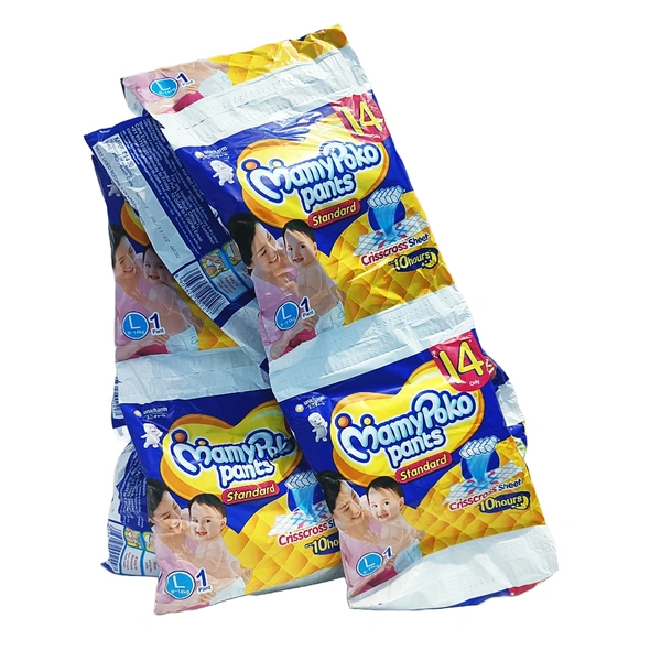 Mamy Poko Pants, (Large Size)  - Pack Of 10