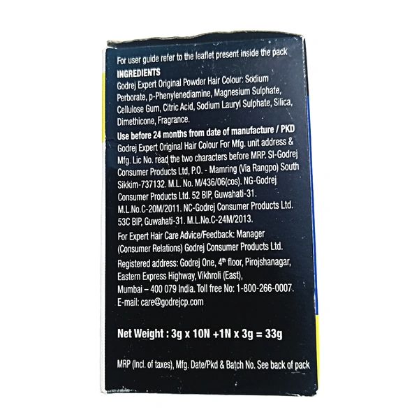 Godrej Expert Original ( Natural Black) -₹20 ×11N