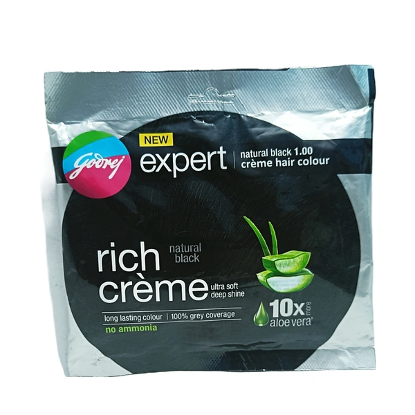Godrej  Expert Rich Cream ( Natural Black ) -₹37 - Pack Of 10