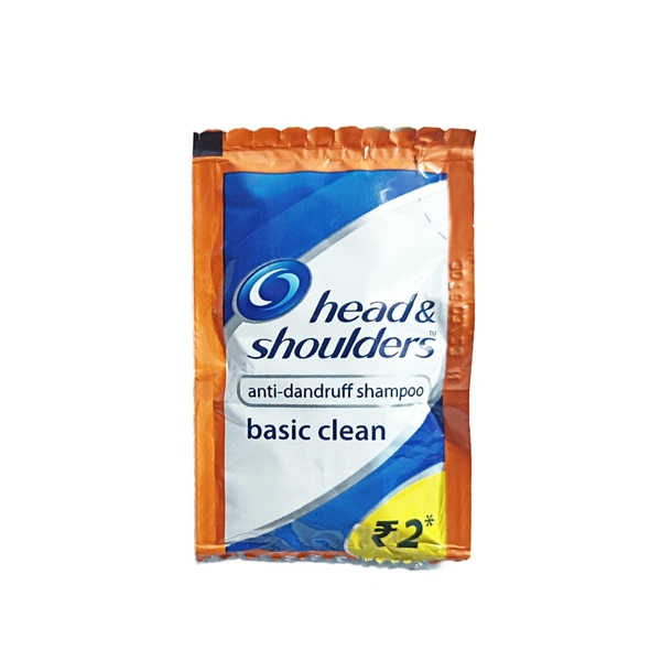 Head & Shoulders Anti Dandruff Shampoo -₹2 × 64N (Basic Clean)